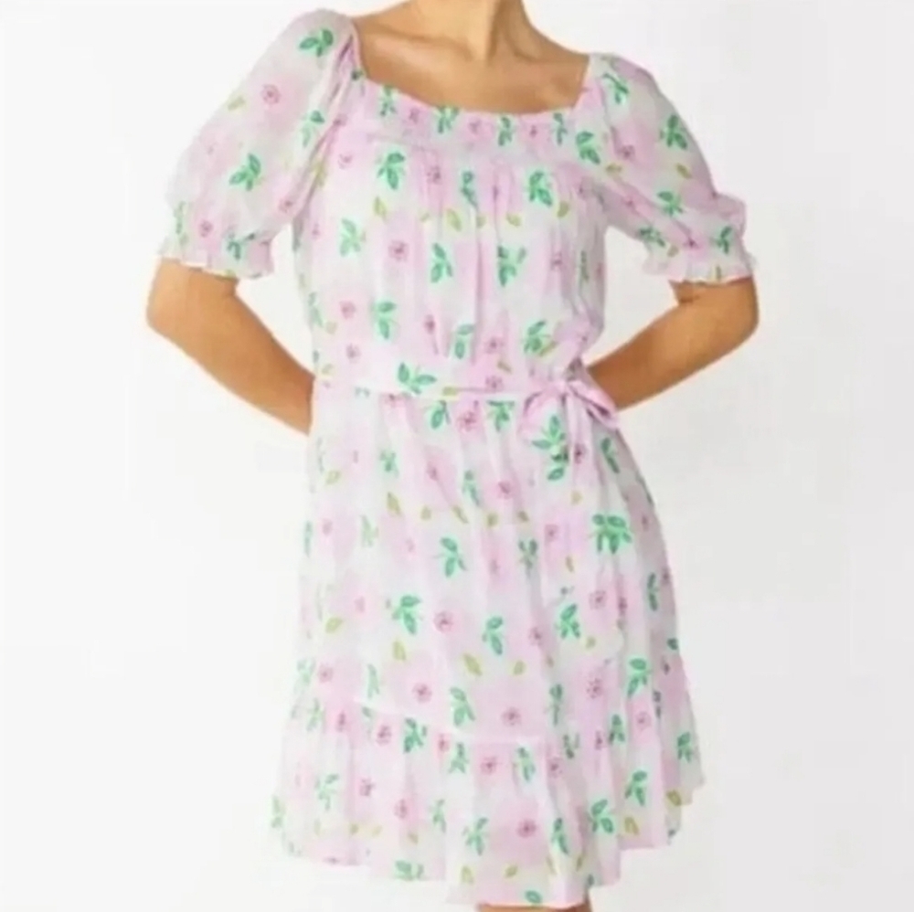 Draper James RSVP Pink Floral Dress M